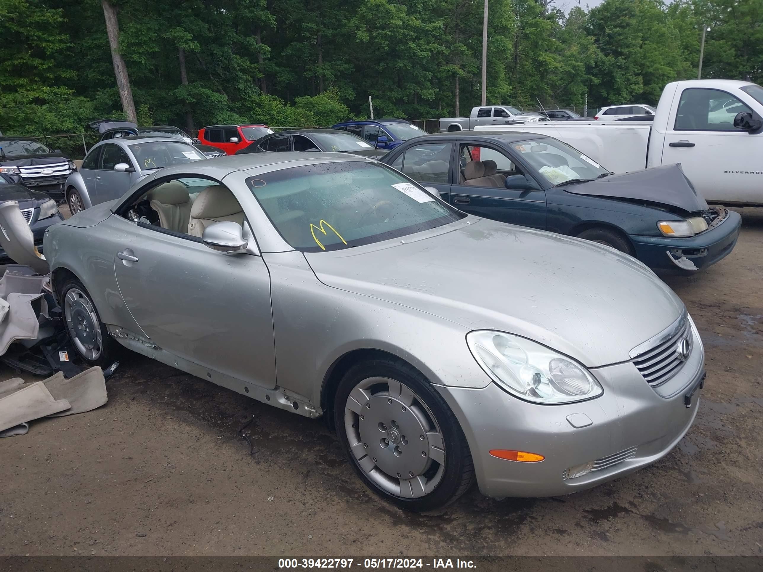 LEXUS SC 2002 jthfn48y920033996