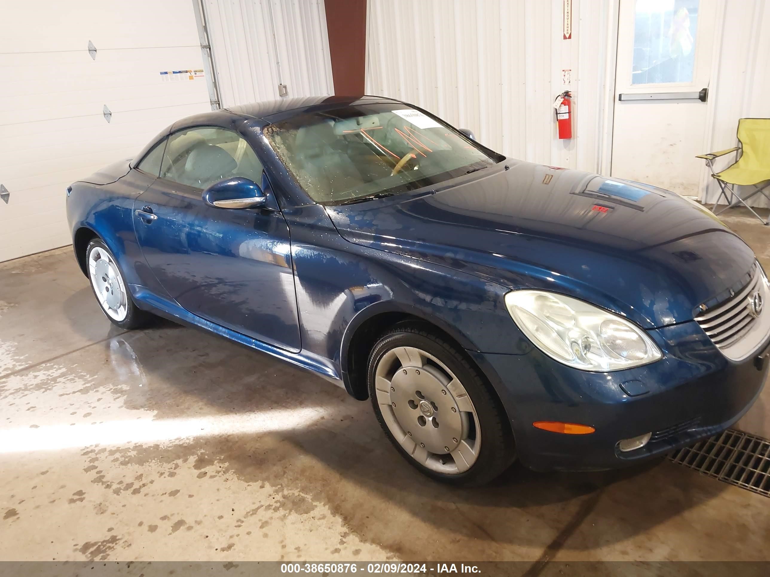 LEXUS SC 2003 jthfn48y930048158