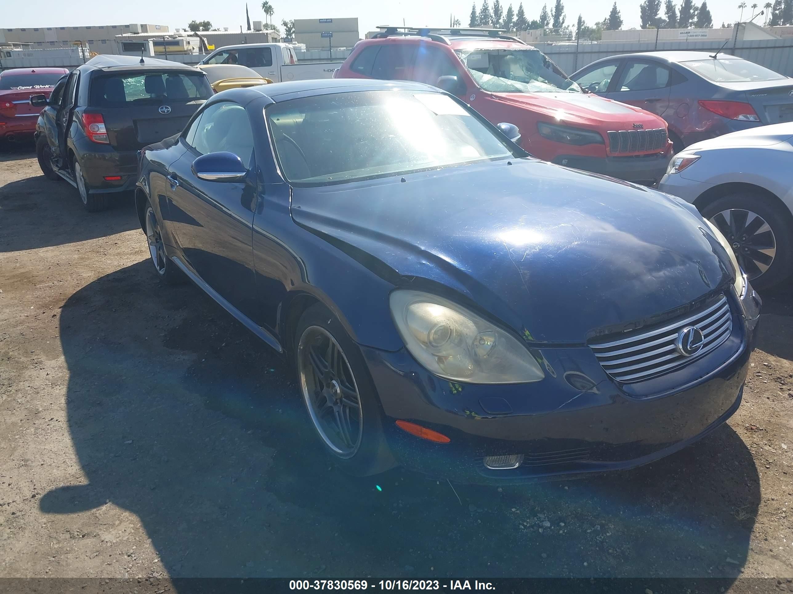 LEXUS SC 2004 jthfn48y940058366