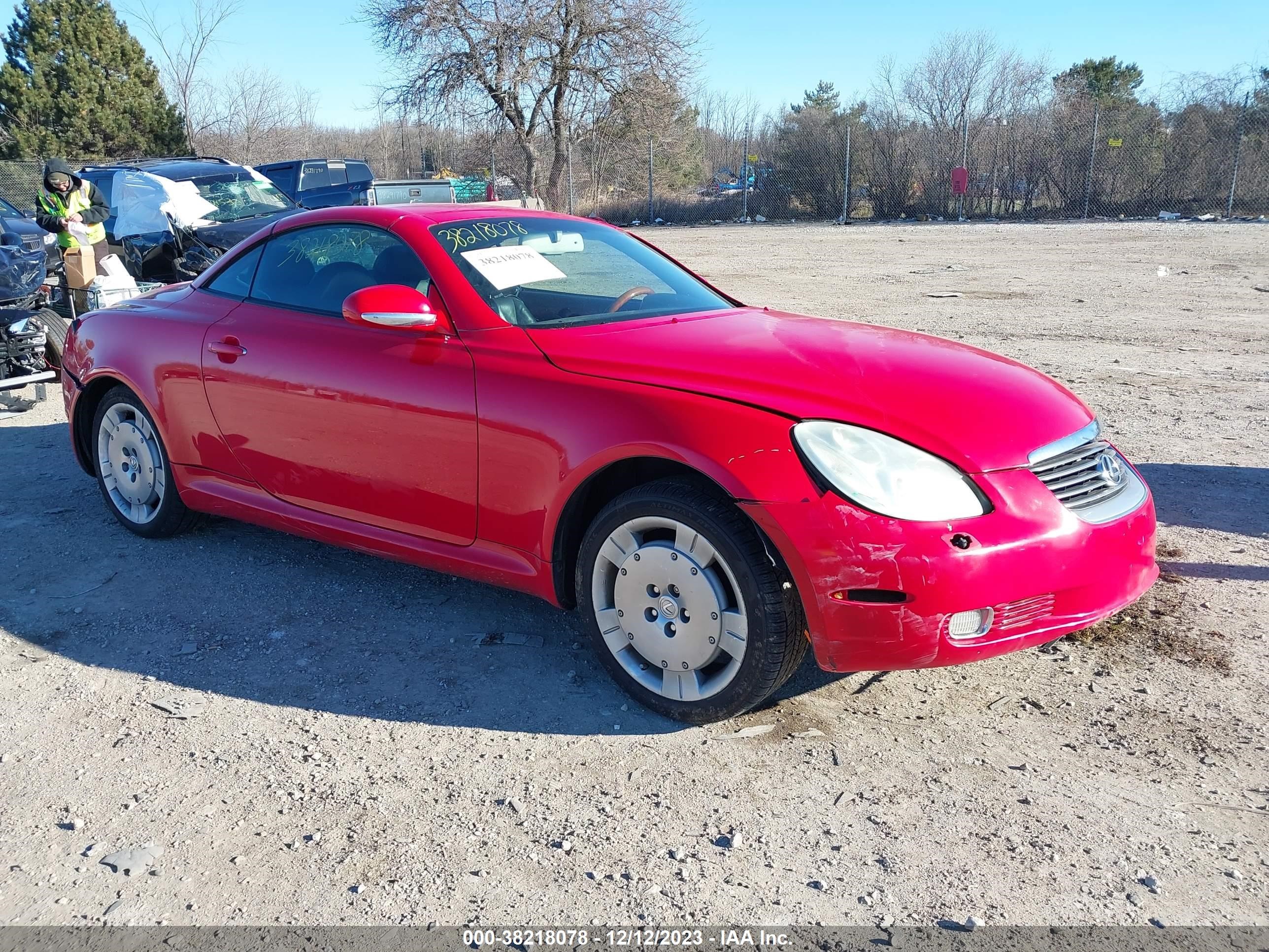 LEXUS SC 2005 jthfn48y950062922