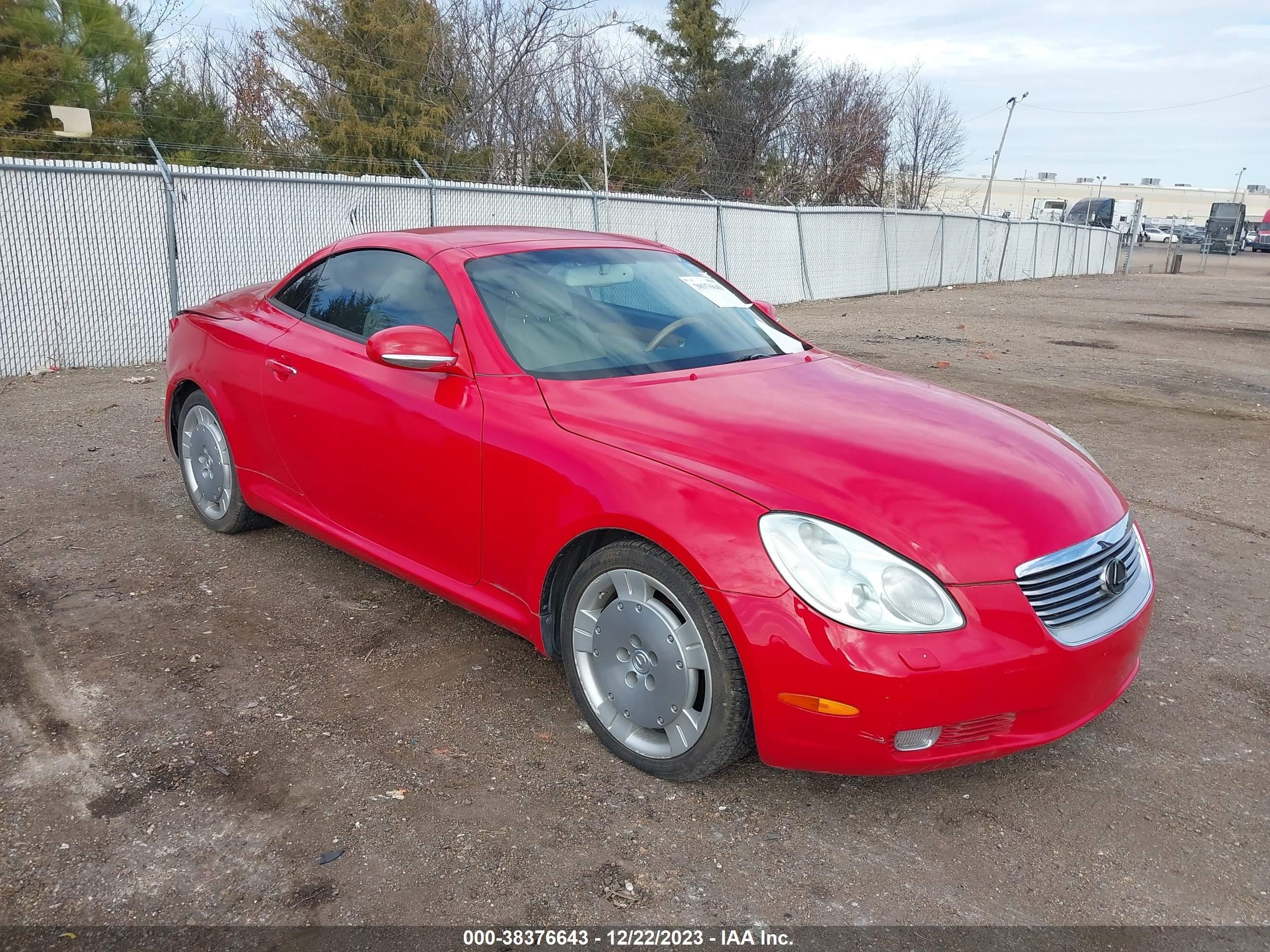 LEXUS SC 2002 jthfn48yx20010128