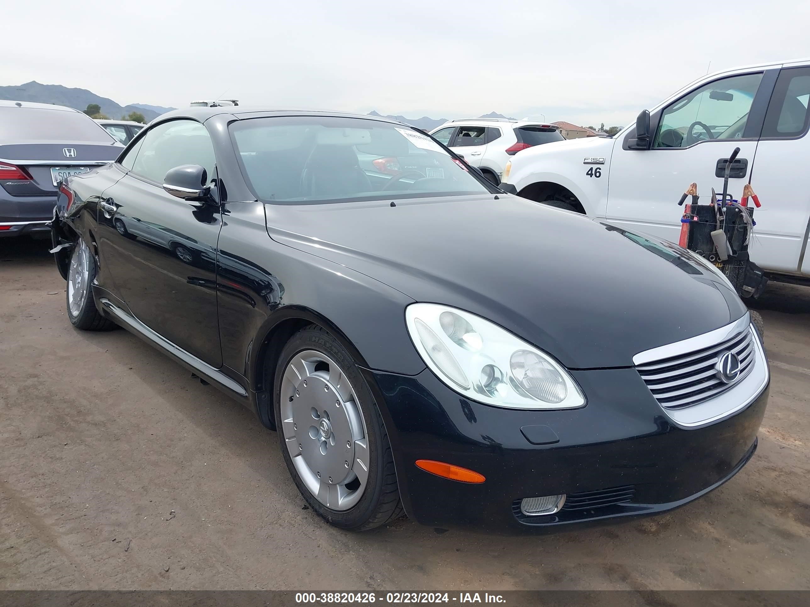 LEXUS SC 2004 jthfn48yx40054150