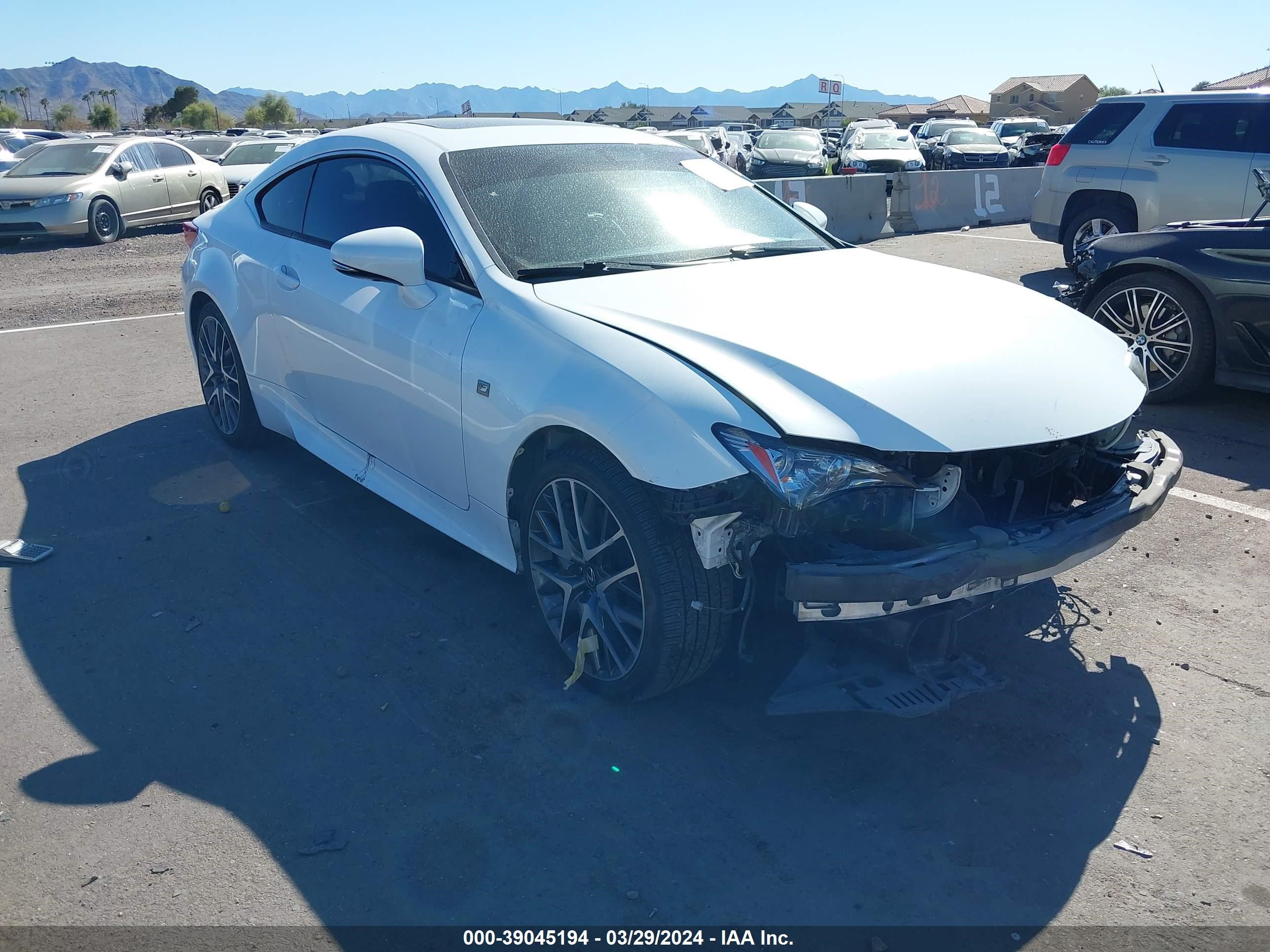 LEXUS RC 2015 jthhe5bcxf5001062