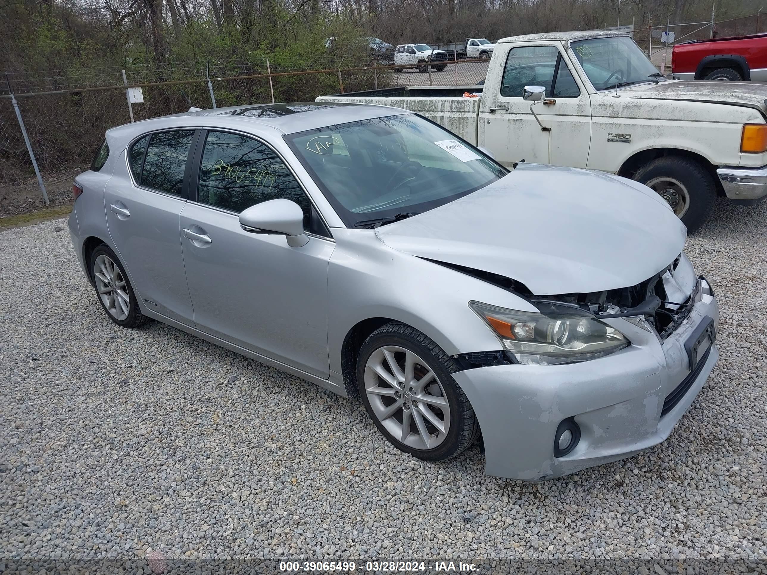 LEXUS CT 2012 jthkd5bh0c2087063