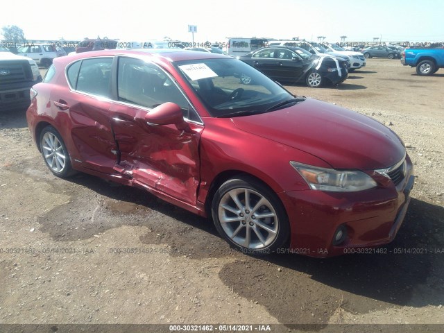 LEXUS CT 200H 2012 jthkd5bh0c2096653