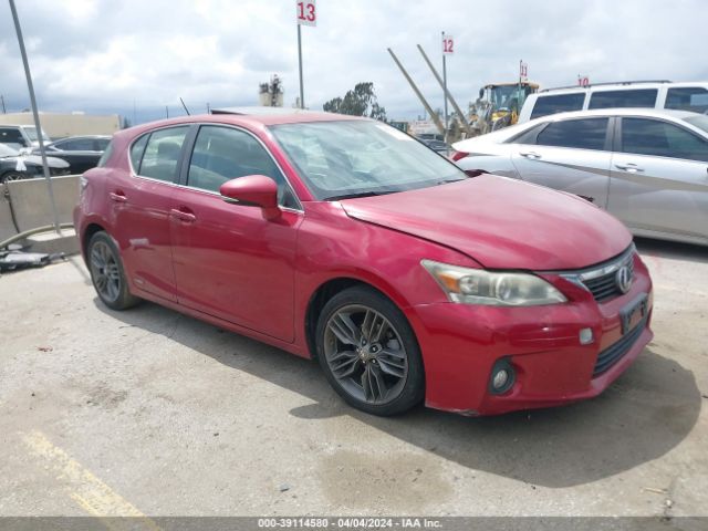 LEXUS CT 2012 jthkd5bh0c2109935