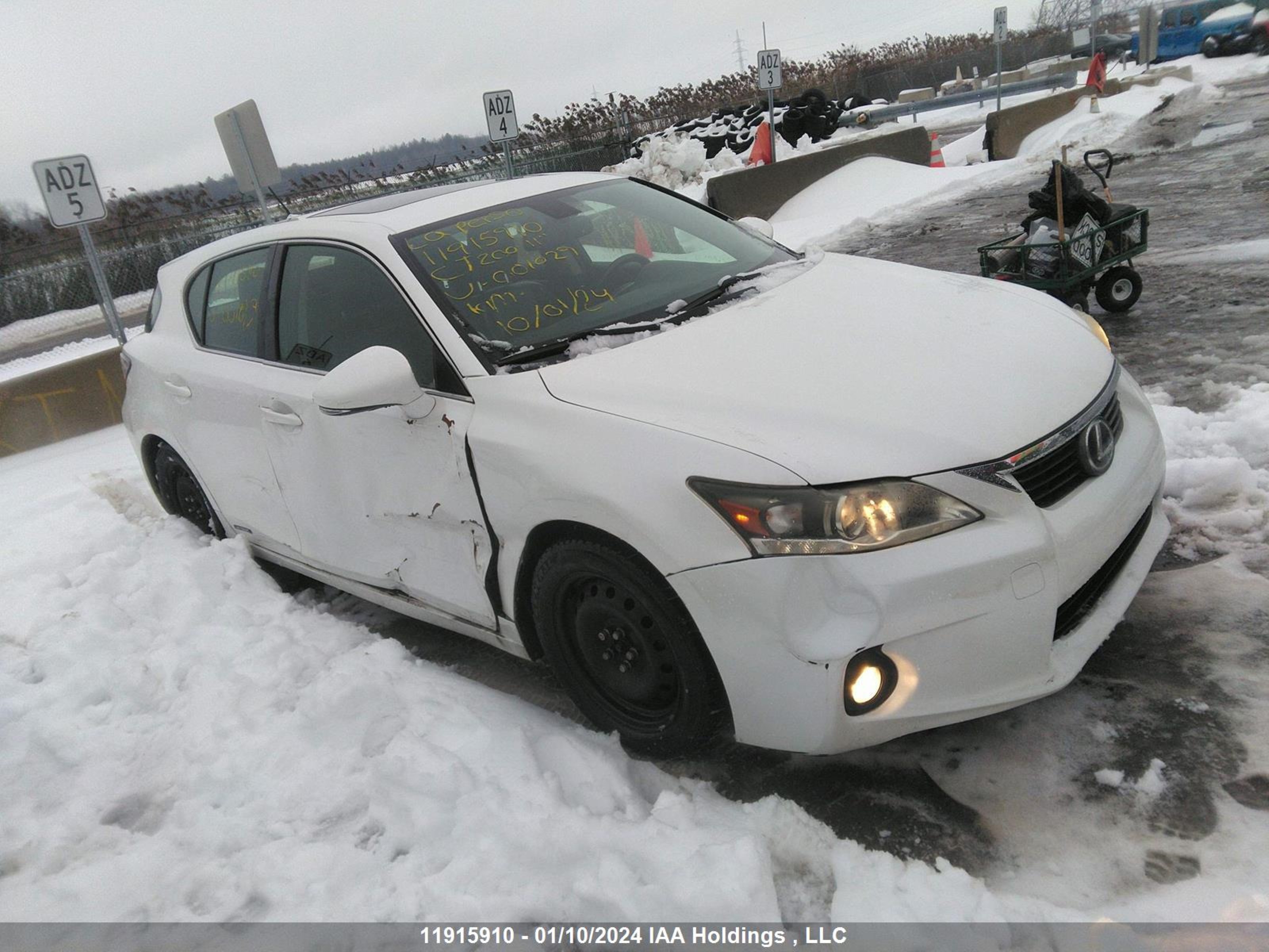 LEXUS CT 2011 jthkd5bh1b2001029