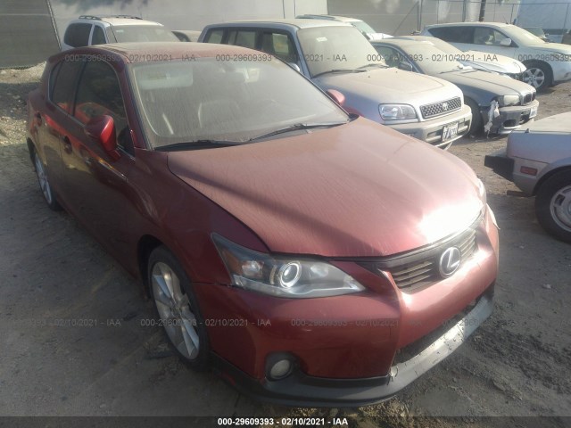 LEXUS CT 200H 2011 jthkd5bh1b2032880