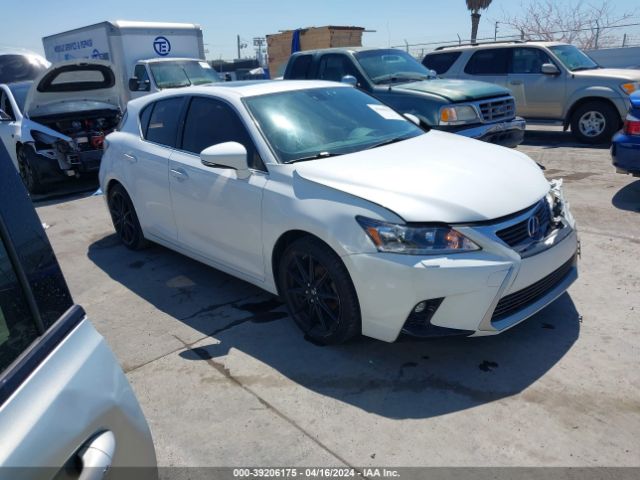 LEXUS CT 200H 2012 jthkd5bh1c2081336