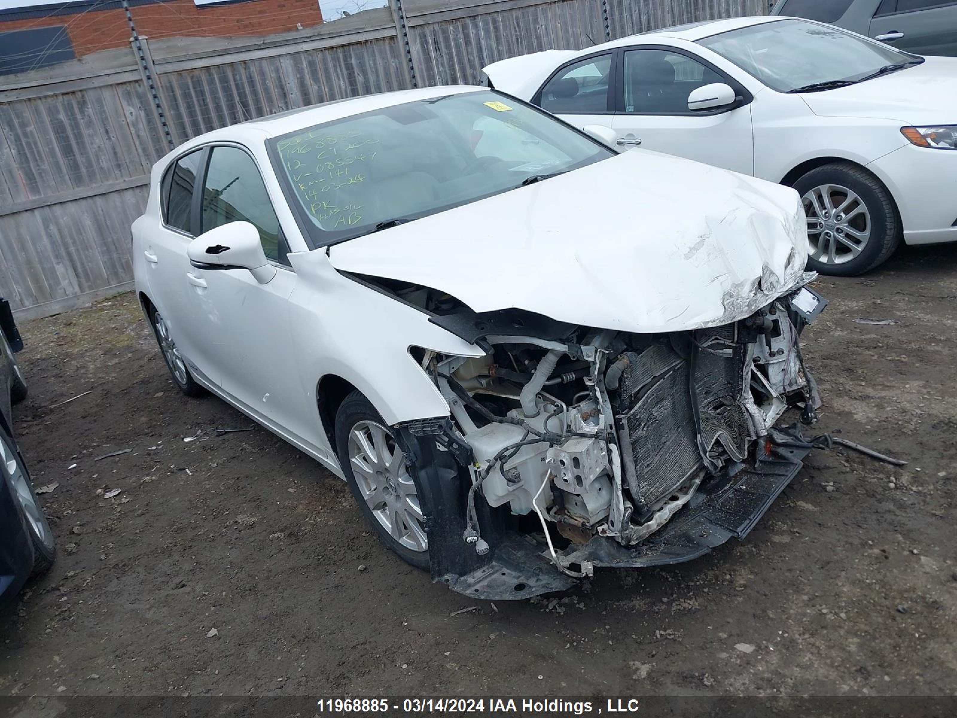 LEXUS CT 2012 jthkd5bh1c2085547