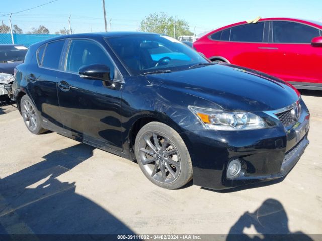 LEXUS CT 200H 2012 jthkd5bh1c2104758