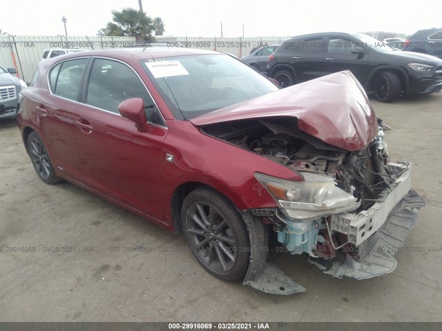 LEXUS CT 200H 2012 jthkd5bh1c2117249