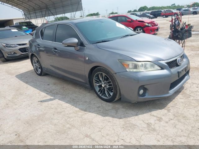 LEXUS CT 200H 2012 jthkd5bh2c2051262