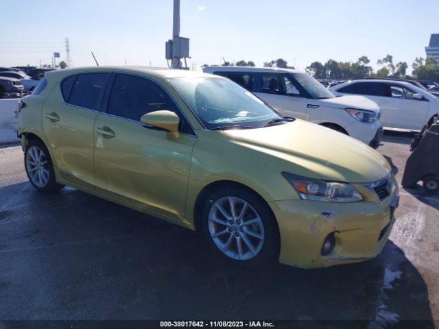 LEXUS CT 200H 2012 jthkd5bh2c2060396