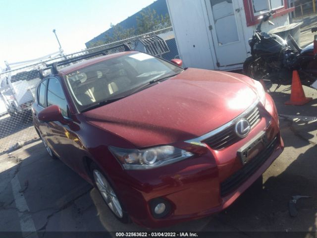 LEXUS CT 200H 2012 jthkd5bh2c2082267