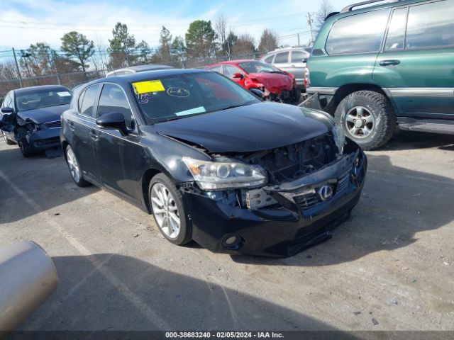 LEXUS CT 200H 2012 jthkd5bh2c2119575