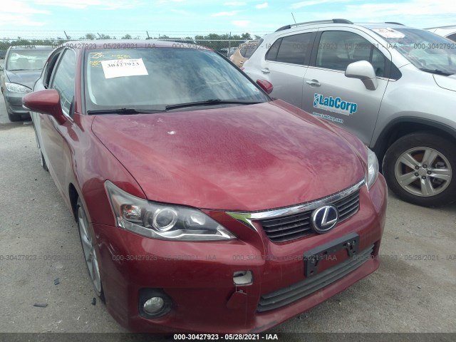 LEXUS CT 200H 2012 jthkd5bh3c2070998