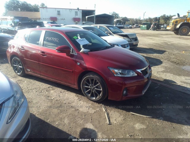 LEXUS CT 200H 2012 jthkd5bh3c2083055