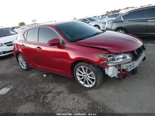 LEXUS CT 200H 2013 jthkd5bh4d2143054