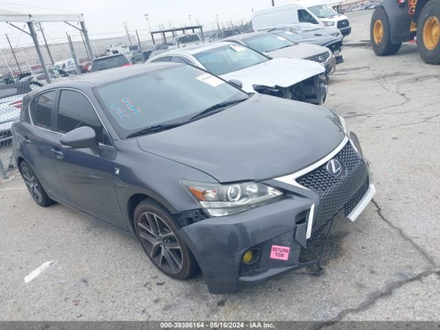 LEXUS CT 200H 2013 jthkd5bh4d2170240