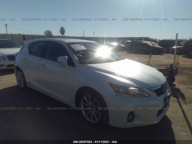 LEXUS CT 200H 2012 jthkd5bh5c2062367