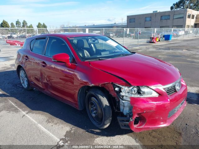 LEXUS CT 200H 2012 jthkd5bh5c2083946