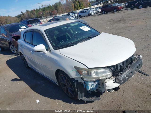 LEXUS CT 200H 2012 jthkd5bh5c2100311