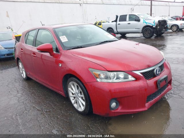 LEXUS CT 200H 2013 jthkd5bh5d2127851