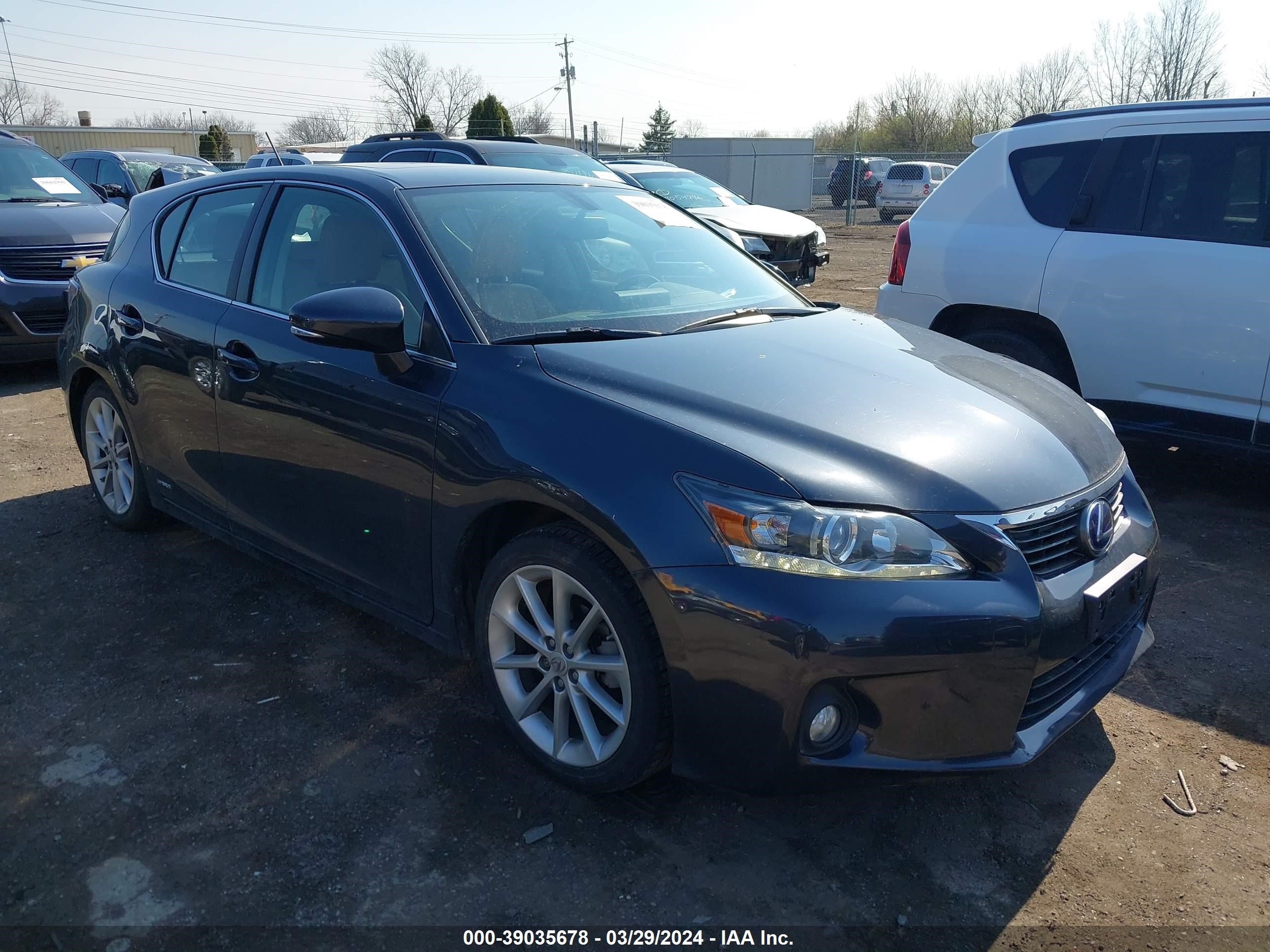 LEXUS CT 2011 jthkd5bh6b2046127