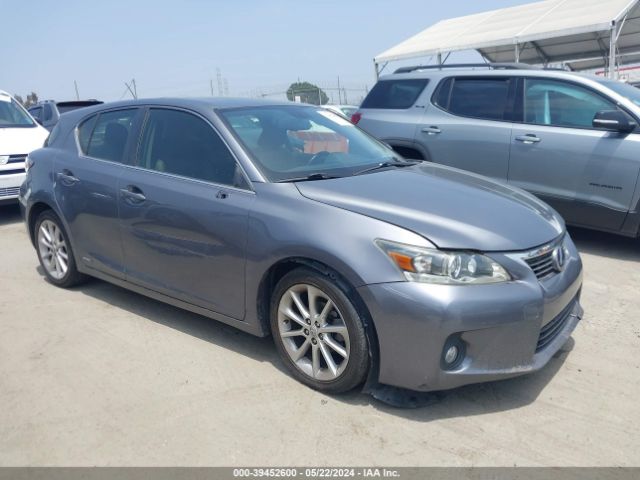 LEXUS CT 200H 2012 jthkd5bh6c2069652