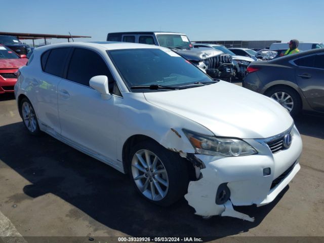 LEXUS CT 200H 2012 jthkd5bh6c2071711