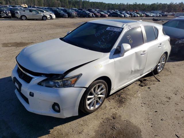 LEXUS CT 200 2012 jthkd5bh6c2105193