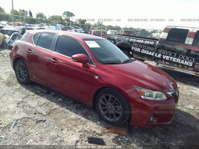 LEXUS CT 200H 2013 jthkd5bh6d2147722