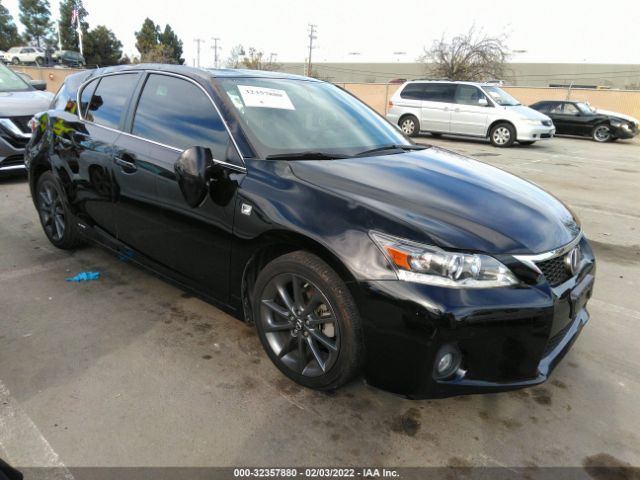 LEXUS CT 200H 2013 jthkd5bh6d2170241