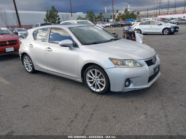 LEXUS CT 200H 2011 jthkd5bh7b2028509