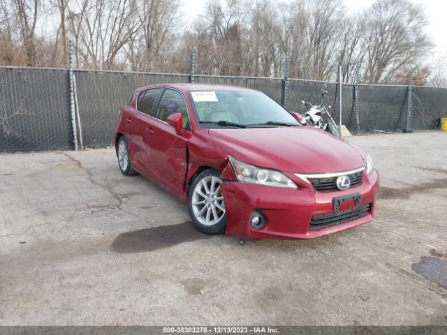 LEXUS CT 200H 2012 jthkd5bh7c2080689