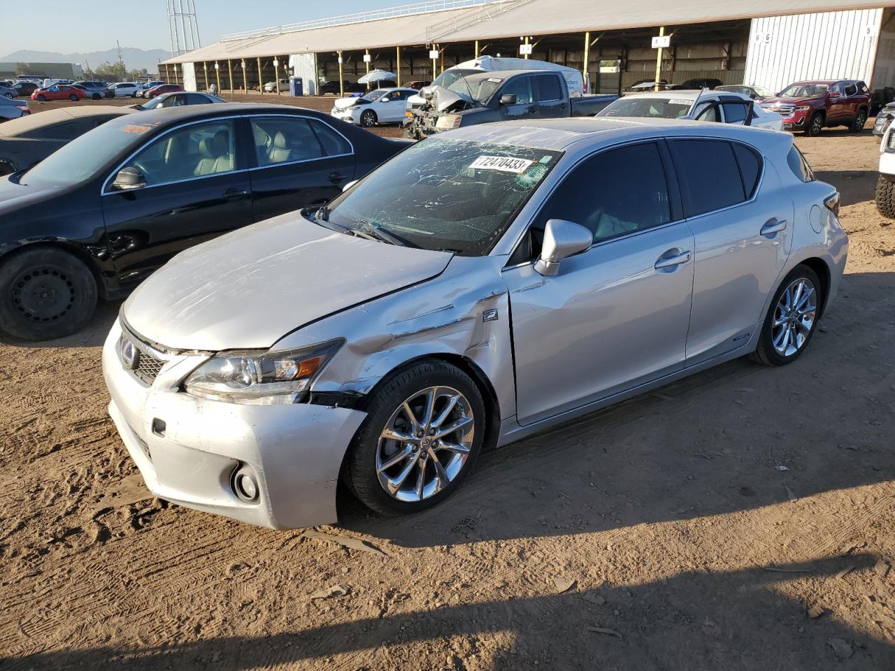 LEXUS CT 2012 jthkd5bh7c2088520