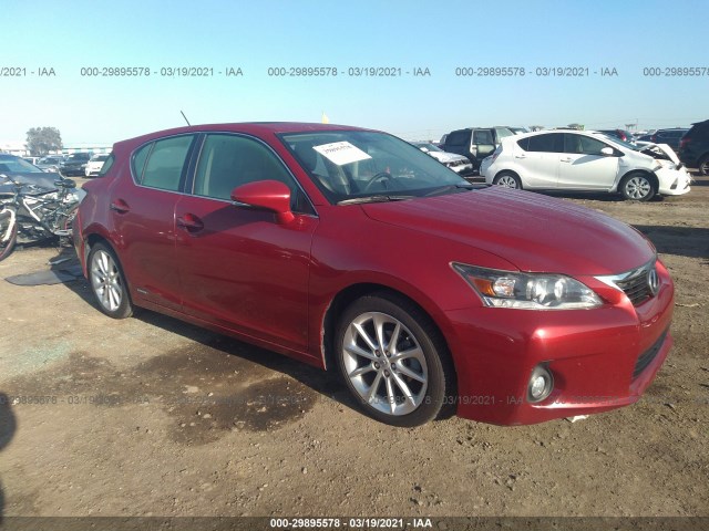 LEXUS CT 200H 2012 jthkd5bh7c2113917