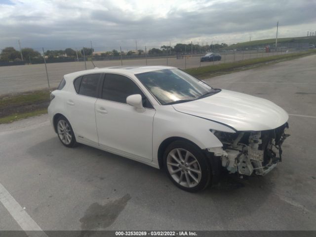 LEXUS CT 200H 2012 jthkd5bh7c2117885