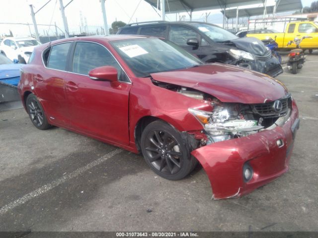 LEXUS CT 200H 2013 jthkd5bh7d2170412