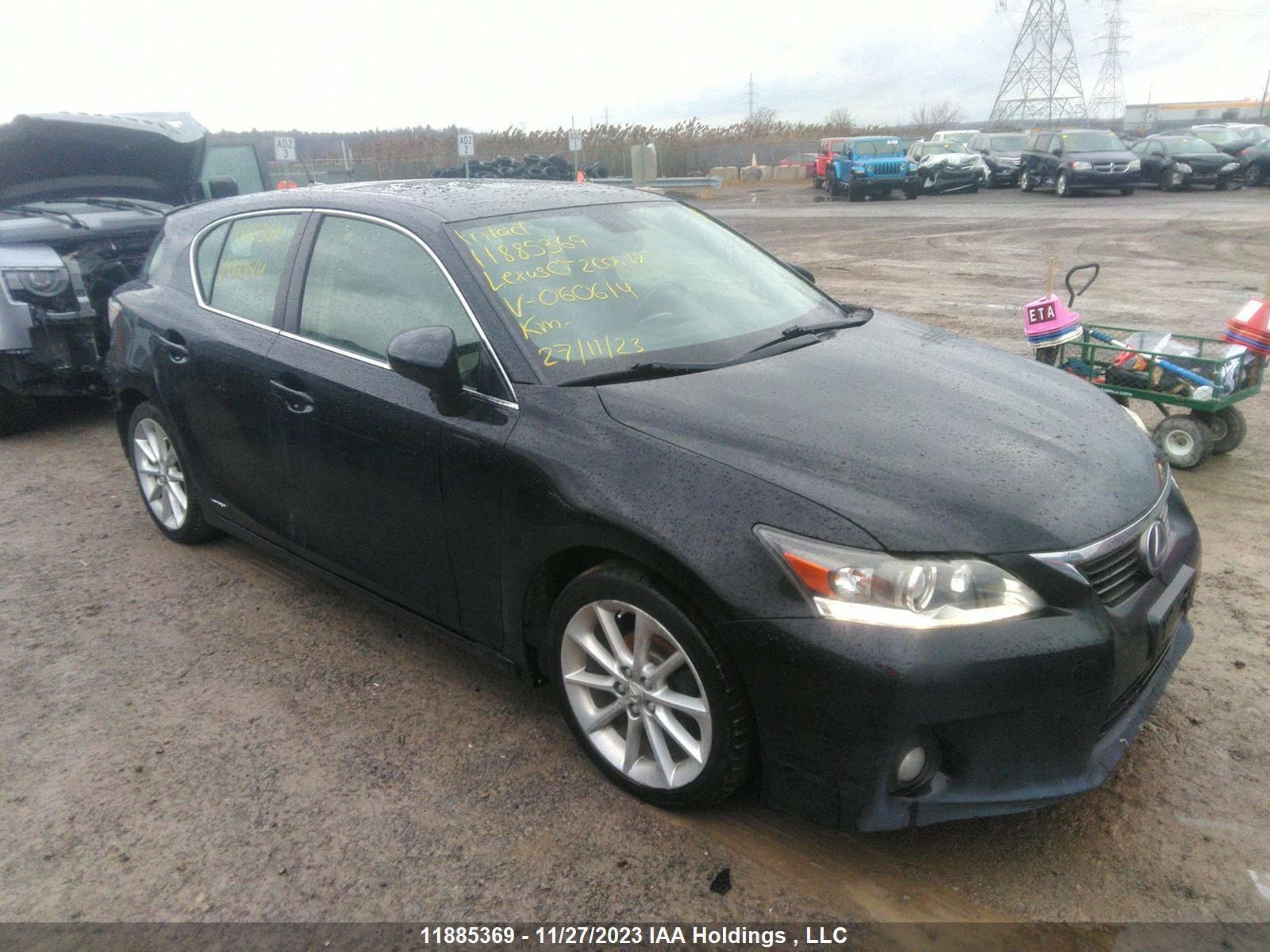 LEXUS CT 2012 jthkd5bh8c2060614