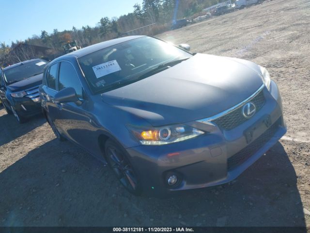 LEXUS CT 200H 2012 jthkd5bh8c2093452