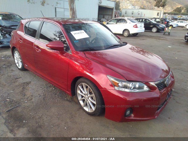 LEXUS CT 200H 2012 jthkd5bh8c2101534