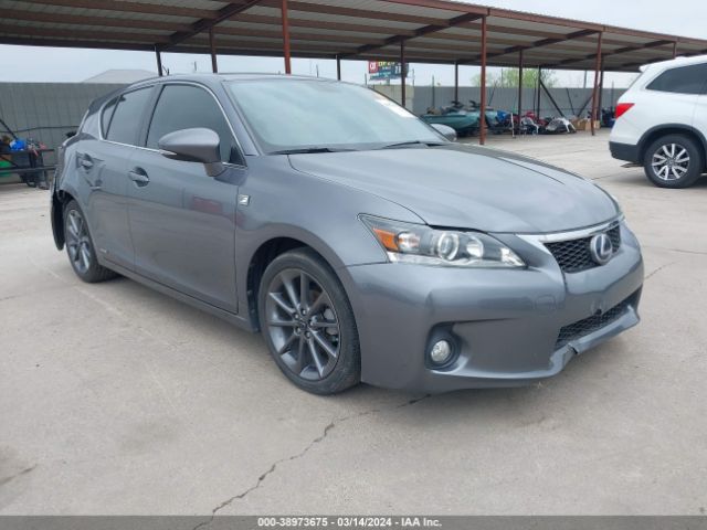 LEXUS CT 200H 2012 jthkd5bh8c2115157