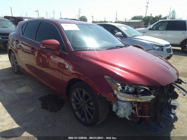 LEXUS CT 200H 2012 jthkd5bh8c2118429