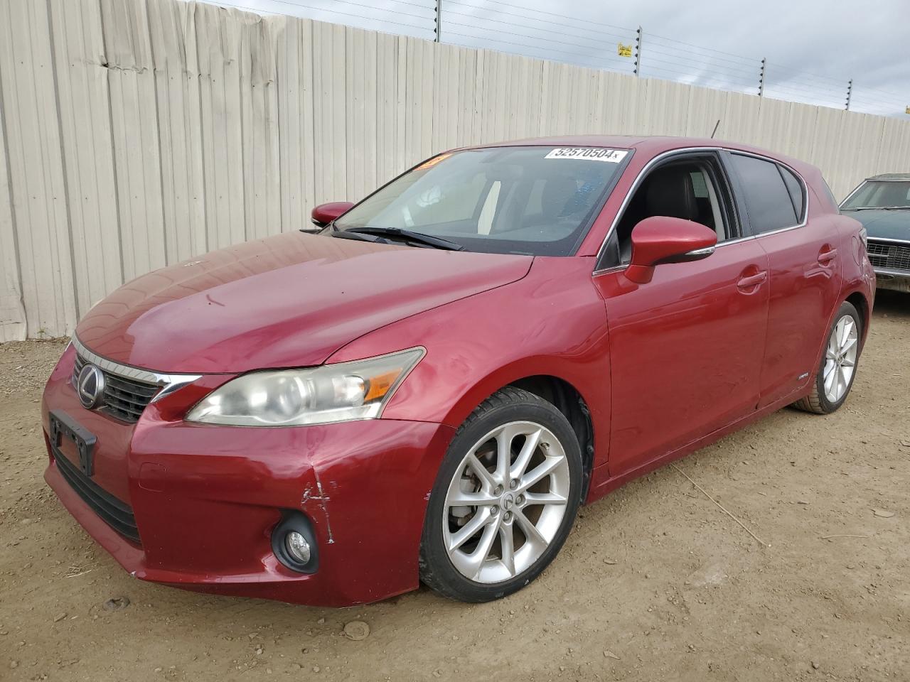 LEXUS CT 2011 jthkd5bh9b2004504