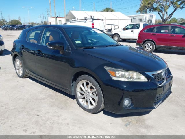 LEXUS CT 200H 2011 jthkd5bh9b2004602