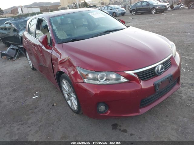 LEXUS CT 2011 jthkd5bh9b2019259