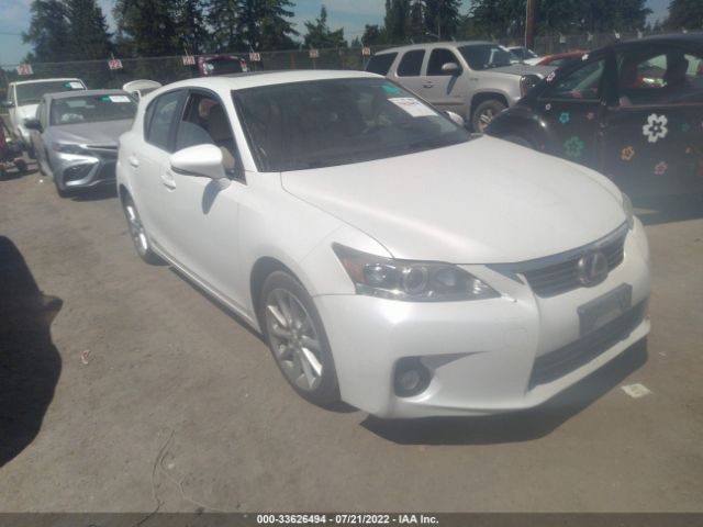 LEXUS CT 200H 2012 jthkd5bh9c2053848