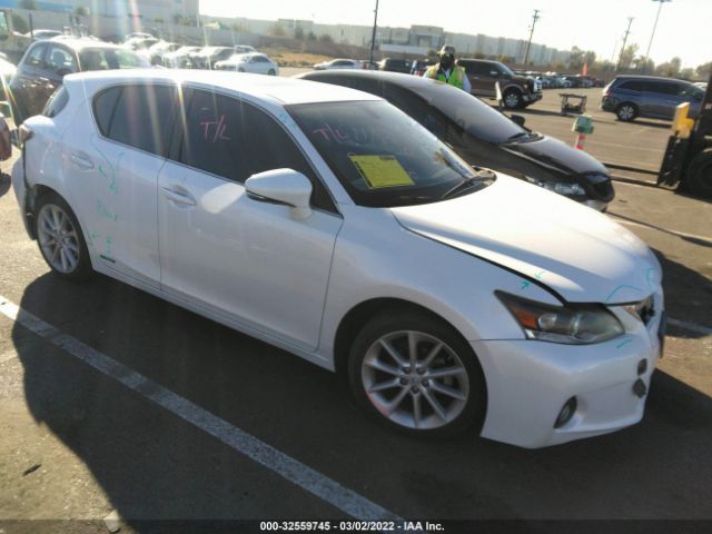 LEXUS CT 200H 2012 jthkd5bh9c2067071